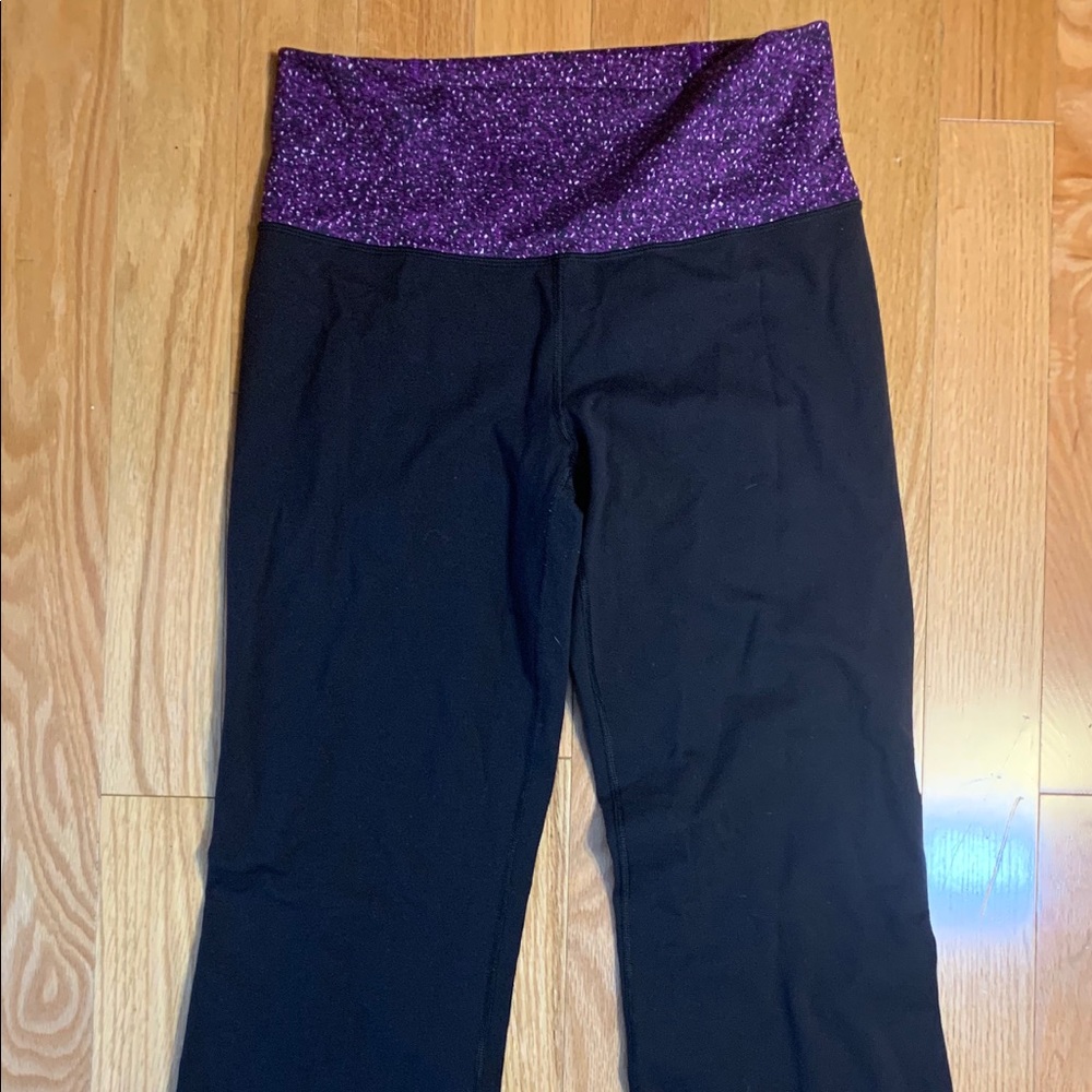 Lululemon  black and purple Leggings